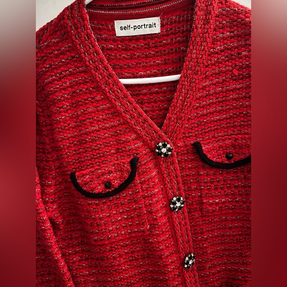 Red knit dress - Picture 3 of 4